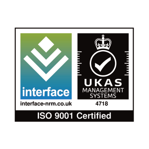 We follow ISO9001 Quality Management processes and procedures to ensure the highest quality service and products are delivered on every single project we are involved in. This covers all operations across the business including our hire and manufacturing departments. We are audited annually by our partners at Interface NRM to ensure compliance with this standard.